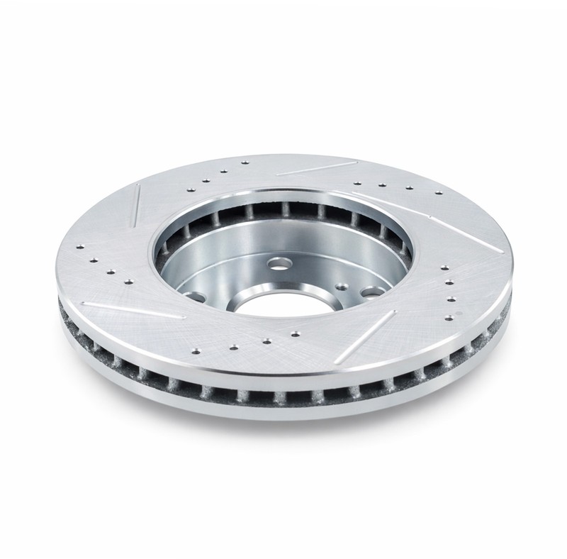 FRONT 10.04 " Drilled and Slotted Brake Rotors for 1992- 2001 Toyota Camry 4 Cyl gallery