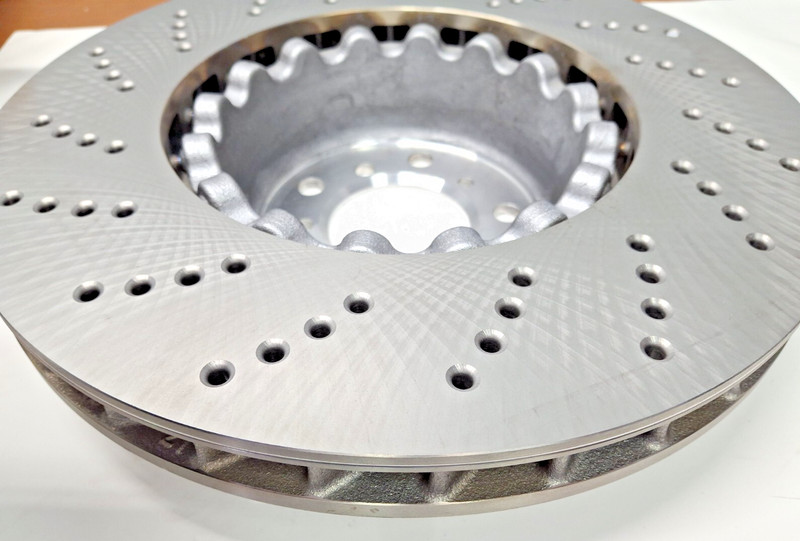 SHW Performance Front Right 374mm BMW Disc Brake Rotor - SHW BFR48061 M5, M6 gallery