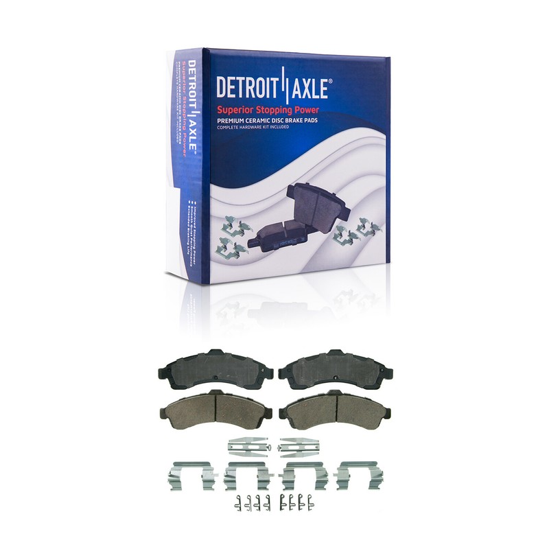 305mm Front Rear Drilled Rotor Ceramic Brake Pad for Chevy GMC Trailblazer Envoy gallery