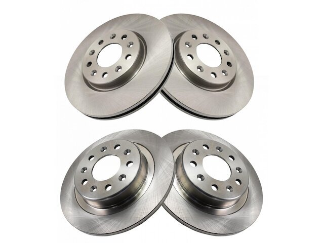 TRQ 12VR69Y Brake Rotor Set Fits 2018-2020 Buick Regal Sportback FWD