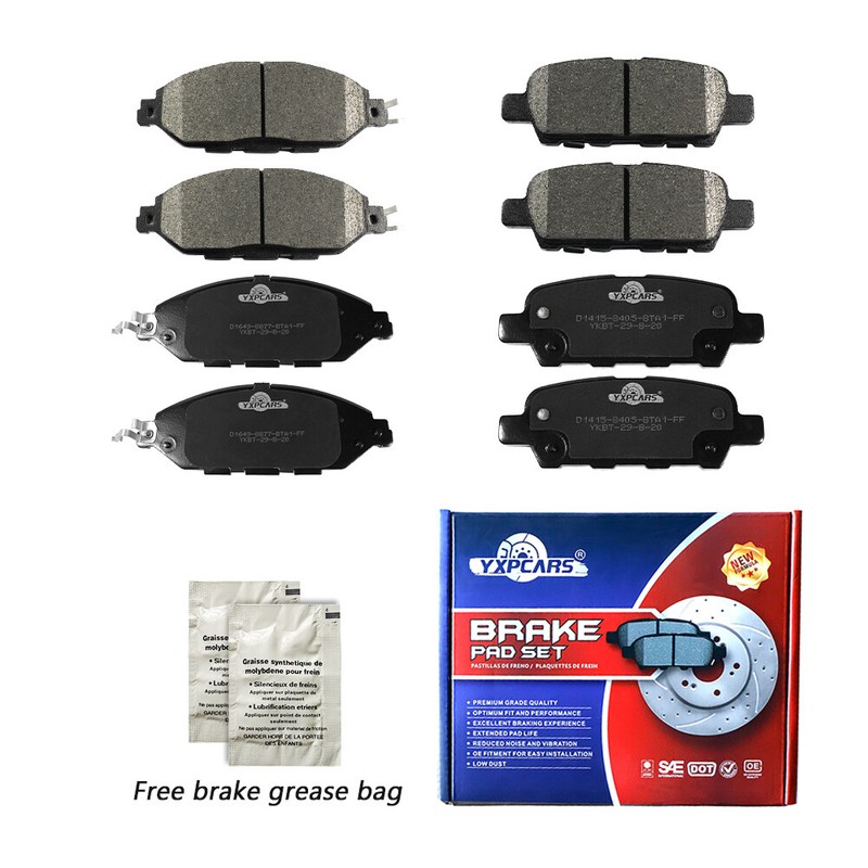 For Nissan Pathfinder Murano Infiniti JX35 QX60 Front & Rear Brake Rotors + Pads gallery