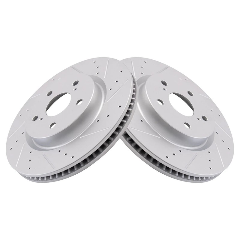 For Toyota Camry 18-22 Disc Brake Rotors Performance Cross Drilled & Slotted