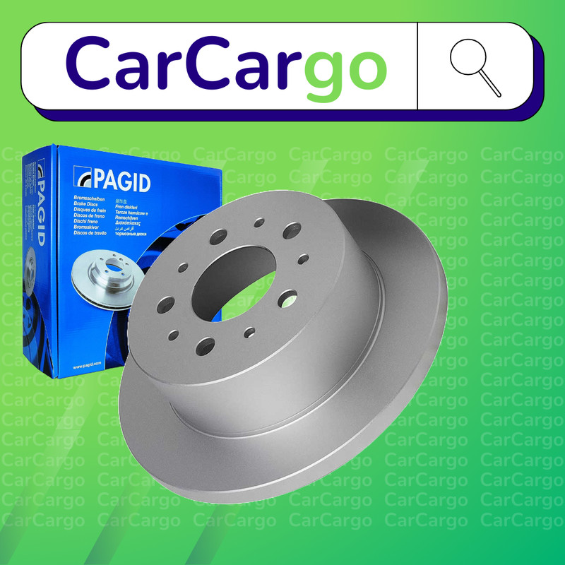 Pagid Solid Rear Brake Discs Fiat Ducato 115 Multijet 2.0 D 2011-2024 280 mm