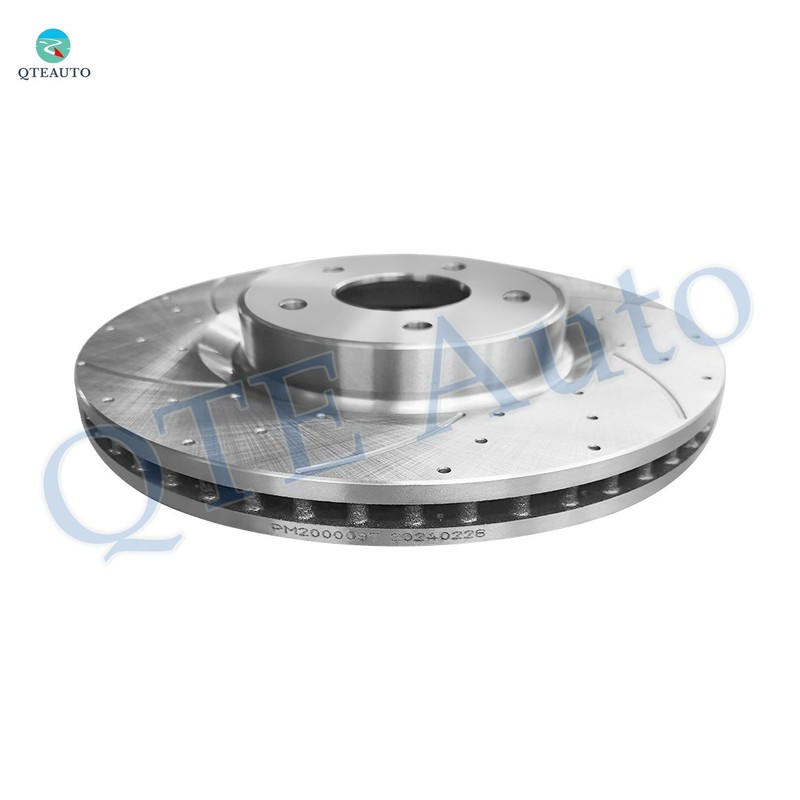 Front Drilled Slotted Brake Disc Rotors For 2017-2023 Infiniti Q50 gallery