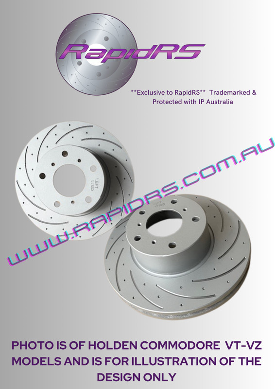 BMW X5 E70, F15, X6 F16 SLOTTED DISC BRAKE ROTORS ULTIMATE PERFORMANCE 332 mm