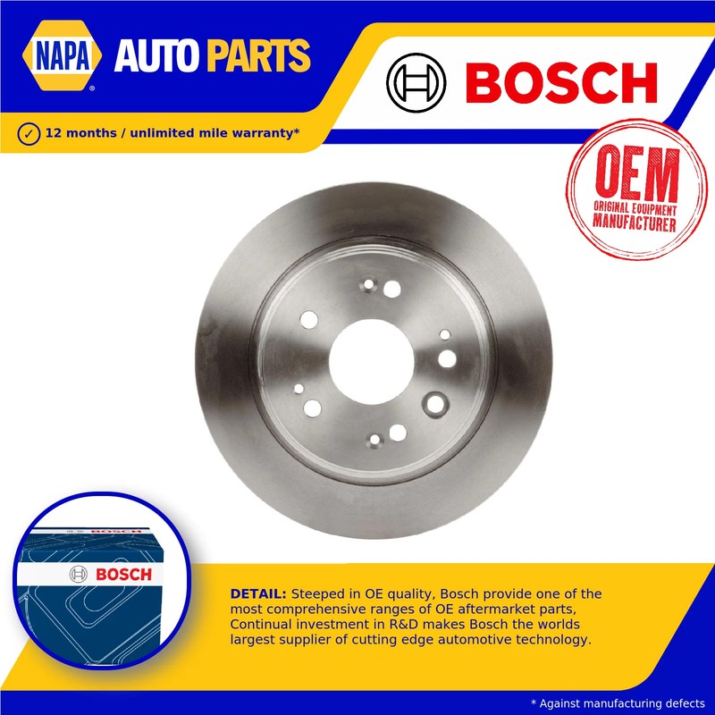 2x Brake Discs Pair Solid fits HONDA FR-V BE1 1.7 Rear 04 to 06 D17A2 282mm Set