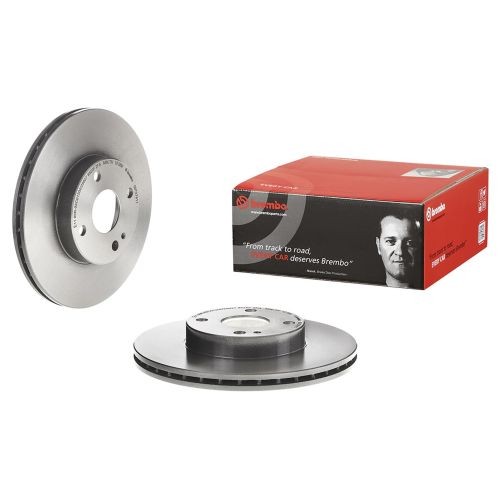 Brembo 09.7379.11 Disc Brake Rotor Front Gray Cast Iron For Mazda Miata
