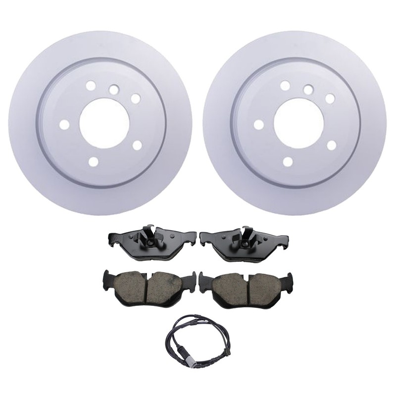 Hella Rear Rotor Akebono Euro Ceramic Disc Brake Pad Kit For BMW F30 328i xDrive
