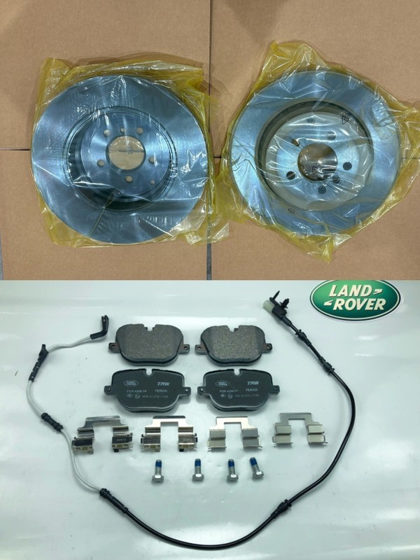 GEN Rear Brake Kit Ceramic Pads Disc Rotors For 10-13 Range Rover Sport 5.0L