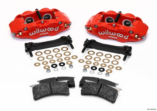 Wilwood for Narrow Superlite 4R Rear Caliper & Bracket Kit – Red 97-13 C5/C6