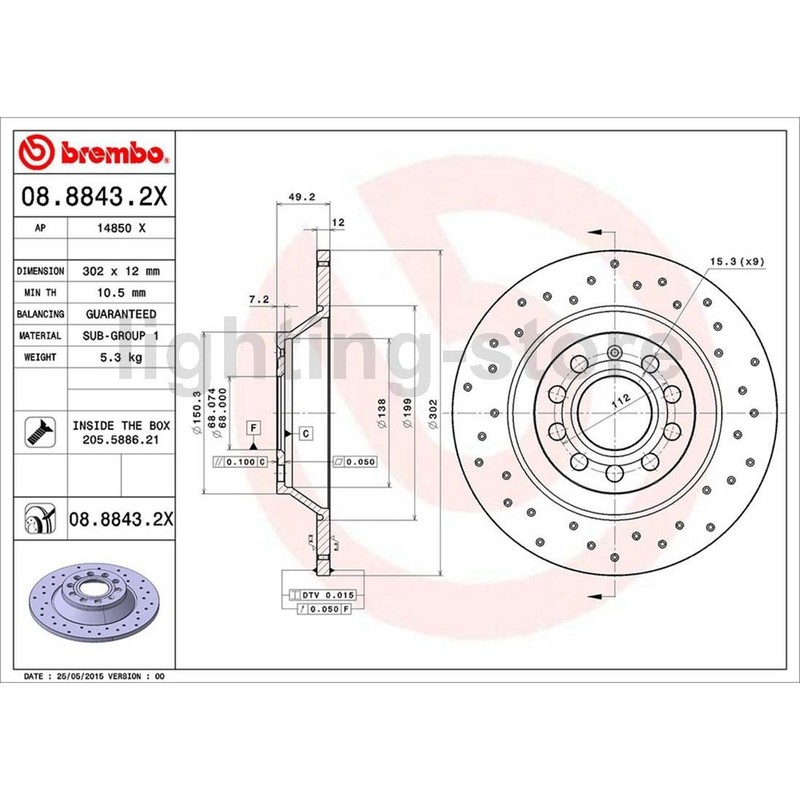 Front+Rear Brake Pads and Disc Rotors full set Fits 2006 Audi A6 A6 Quattro gallery