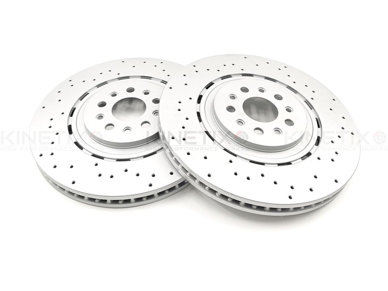 FOR MASERATI GHIBLI QUATTROPORTE LEVANTE 3.8 V8 GTS FRONT BRAKE DISCS 380mm gallery