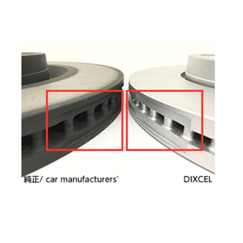 Dixcel Brake Disc Rotor Rear set For Volvo V70 2.4T/2.5T (FF) (1997/7-2000/03) gallery