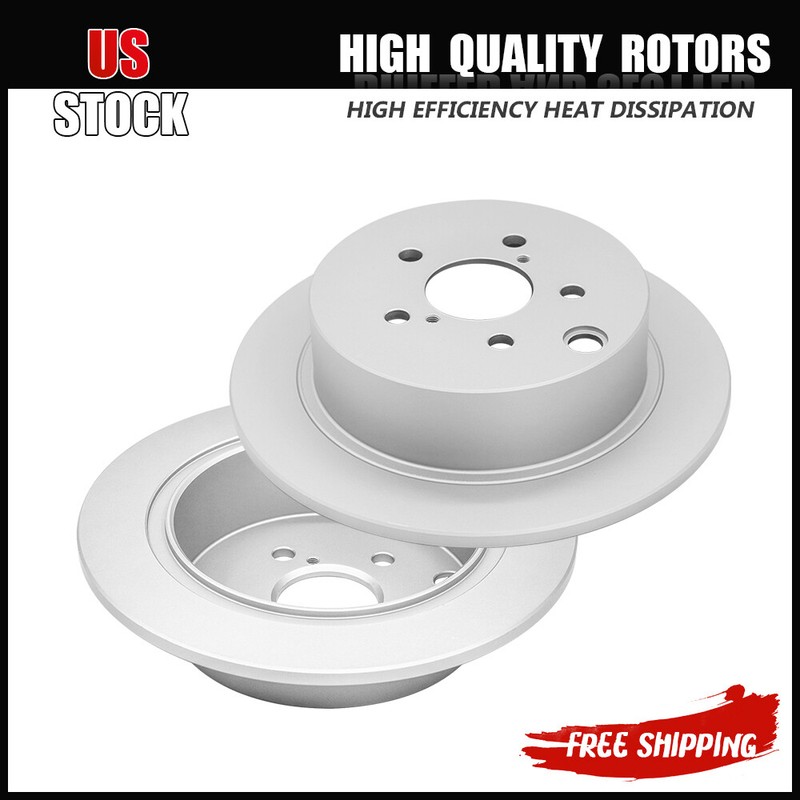 Rear Left and Right Disc Brake Rotors for Subaru Forester Impreza XV Crosstrek