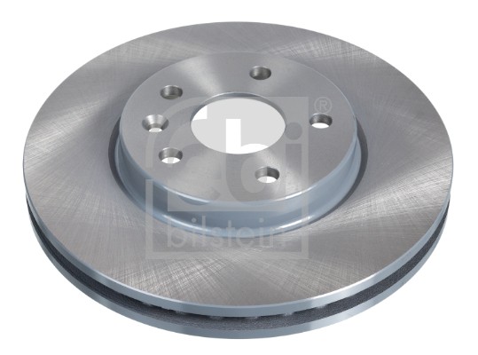 2X Febi 104857 Front Brake Discs Pair 276mm Vented Fits Opel Vauxhall