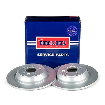 Borg & Beck Rear 1x Brake Disc Fits Mondeo S-Max Galaxy Kuga Focus Range Evoque gallery