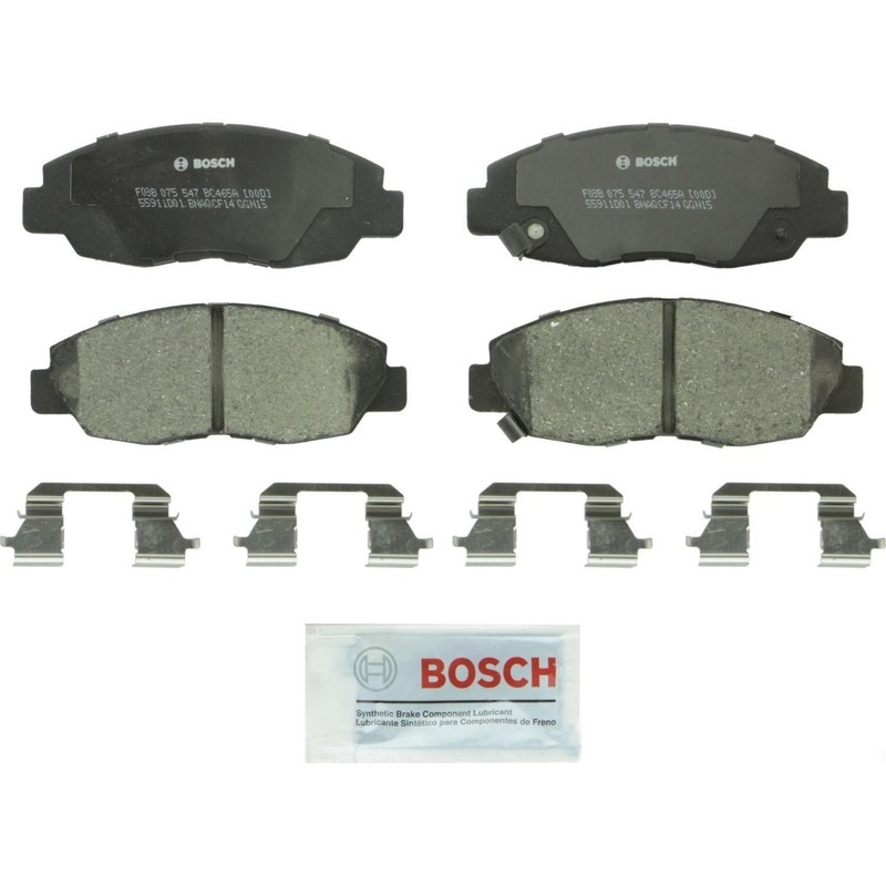 Bosch OEM Front & Rear Ceramic Brake Pads Kit For 1997-2005 Acura EL 9 Yr Warr. gallery