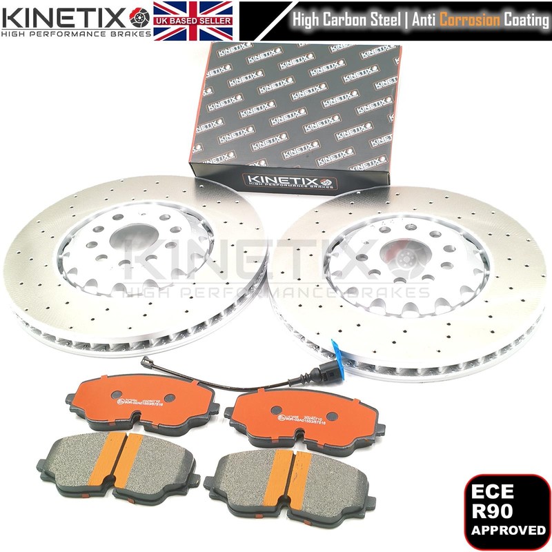 FOR AUDI S3 8Y VW ARTEON R GOLF R TIGUAN R 2.0 R FRONT BRAKE DISCS PADS 357mm gallery