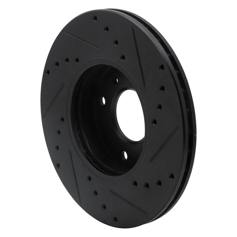 For Nissan Altima 93-01 Brake Rotor eLINE Drilled & Slotted 1-Piece Front Driver gallery