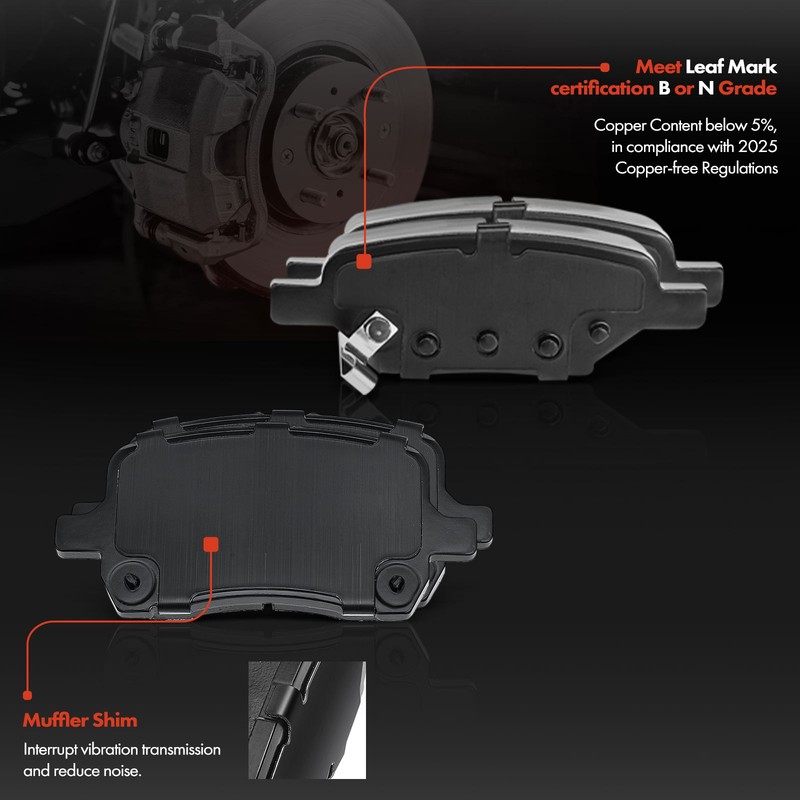 12x Front & Rear Disc Rotor & Brake Pad for Chevy Malibu Cobalt Saturn Pontiac gallery
