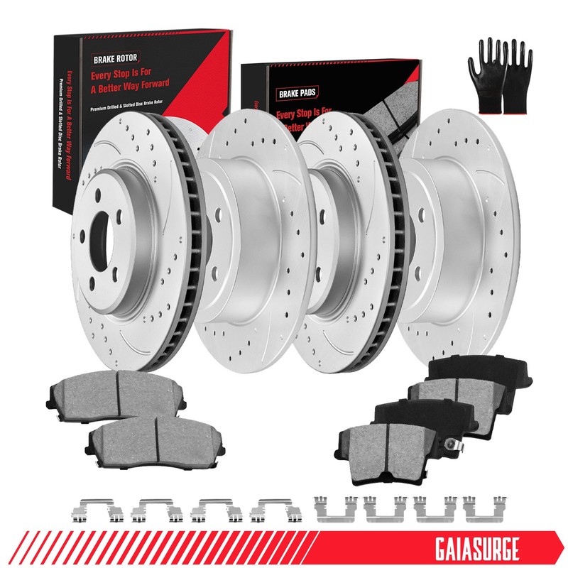 320mm RWD Front Rear Brake Rotors Pads Kit for Challenger Charger Chrysler 300