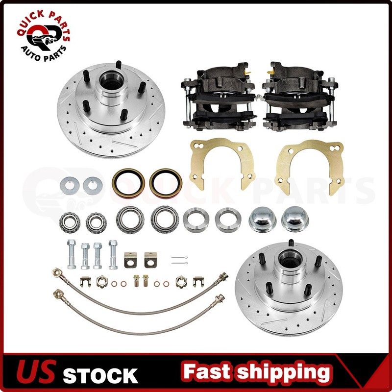 9.25″ Metric Disc Brake Kit to for 1949 – 1954 Chevy Car 5×4.5″ BP GM New