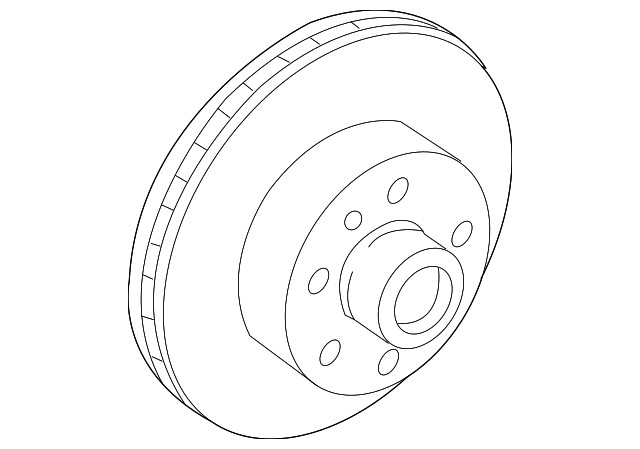 Genuine Nissan Disc Brake Rotor 43206-JL00A