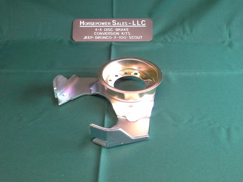 Disc Brake Conversion-CALIPER MOUNTING BRACKET backing plate, Dodge W100 + Scout gallery
