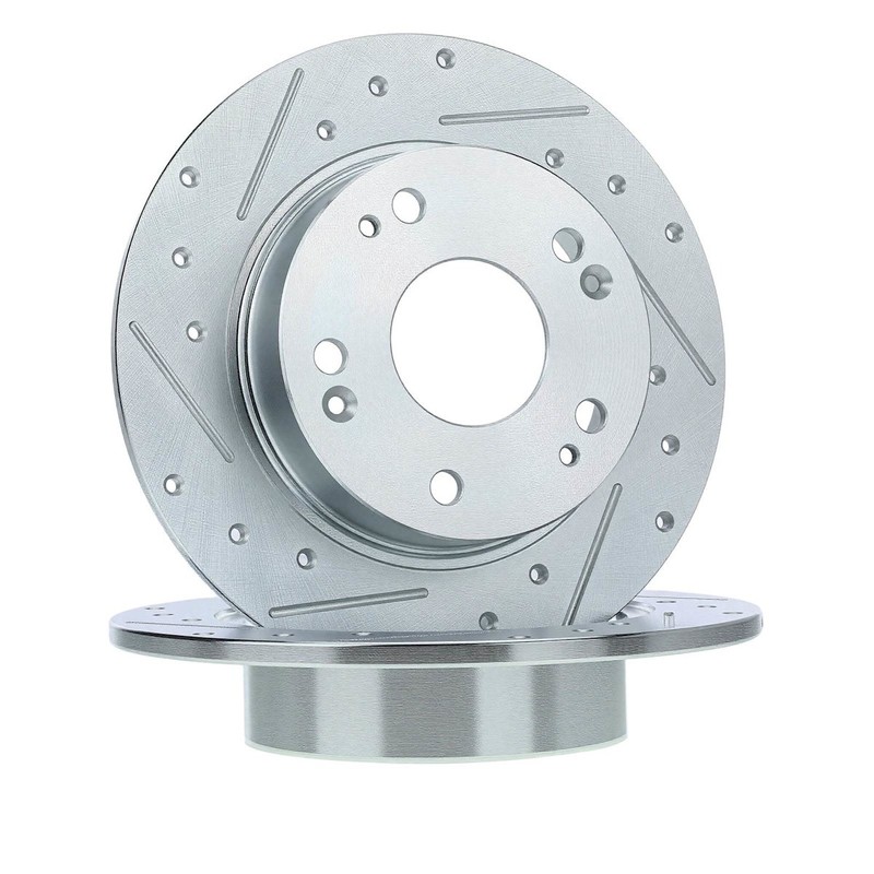 Brake Disc and Pad Kits 2-Wheel Set Rear for Acura TSX Honda Accord 2003-2007 gallery