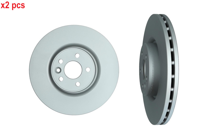 X2 PCS L&R SIDES FRONT FITS VOLVO S60 II T3 BRAKE DISC 103607 KAMOKA