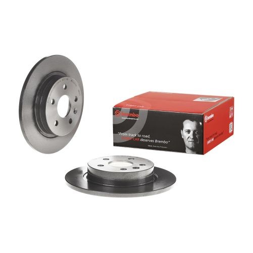 Brembo 08.B357.11 Disc Brake Rotor Rear Gray Cast Iron For 2011-2015 Chevy Cruze