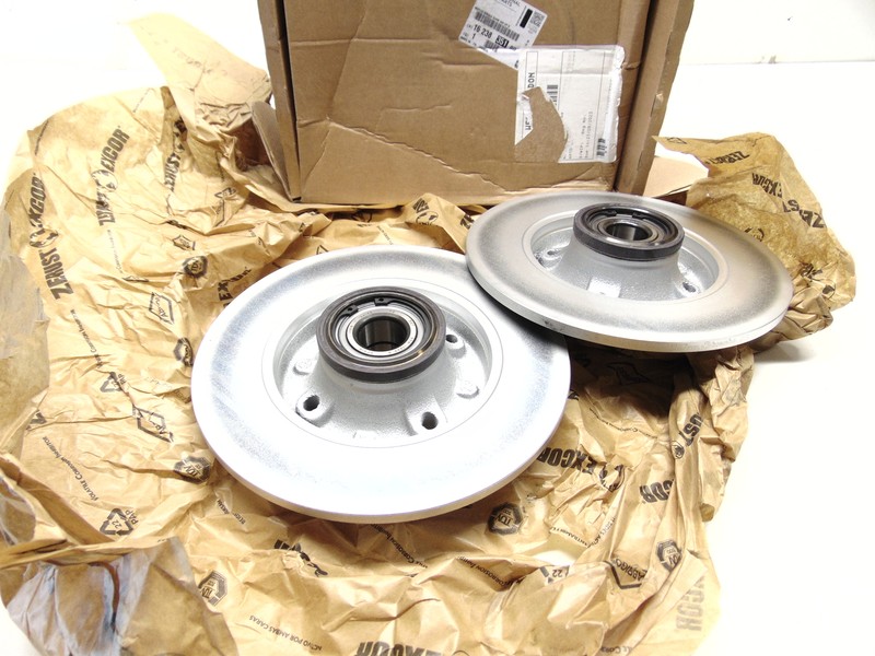 Genuine Citroen C3 C4 DS3 Peugeot Vauxhall 244mm Rear Brake Discs Bearings