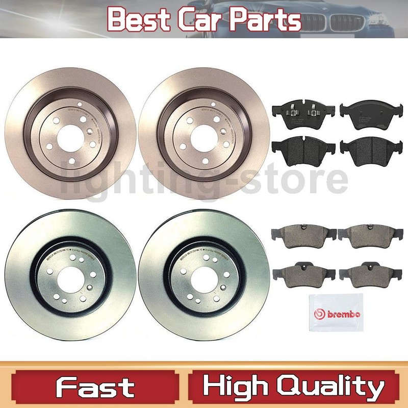 Front+Rear Brake Pads and Disc Rotors full set Fits 2006 Mercedes-Benz ML500