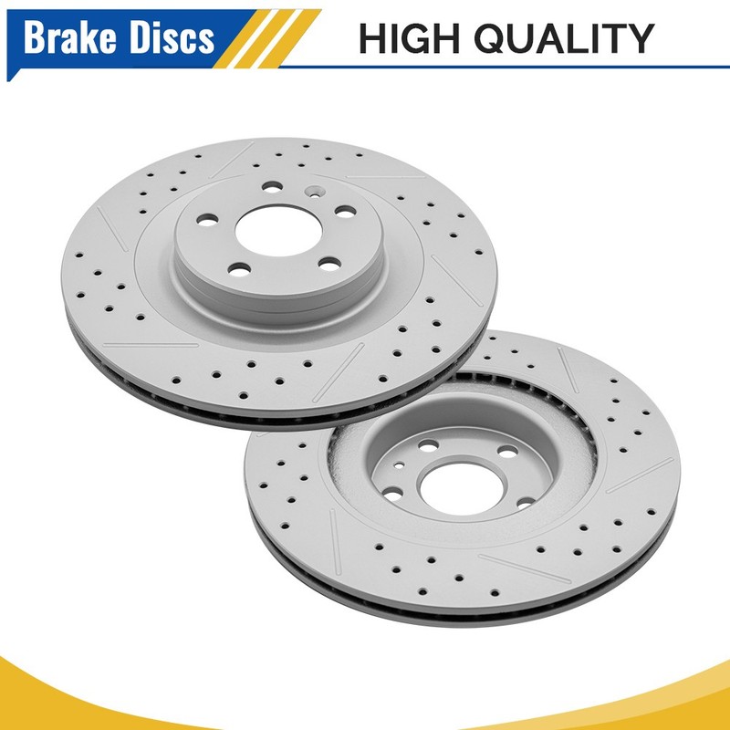 Rear Drilled Brake Rotor For Volvo S60 S90 V60 XC60 XC90 V60/V90 Cross Country