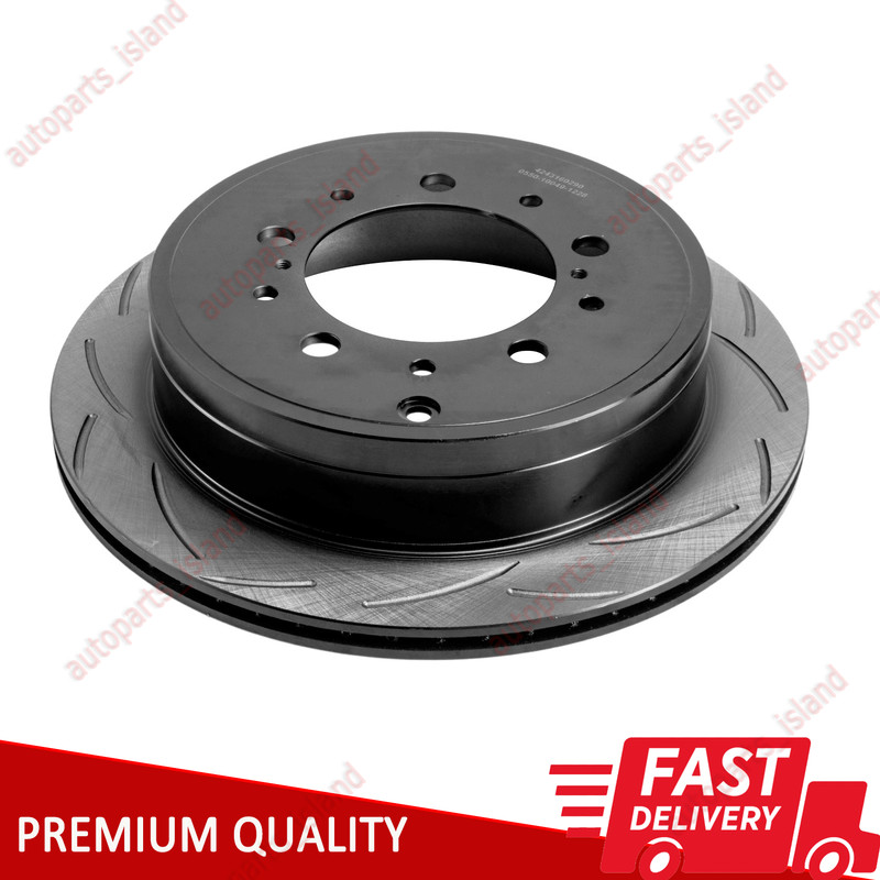 Fits Toyota LandCruiser Tundra Rear T3 4000 4×4 Slotted Brake Rotor Single 345mm