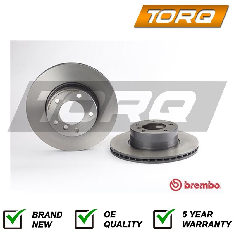Brake Discs Front Torq Fits BMW 5 Series 1995-2004 + Other Models