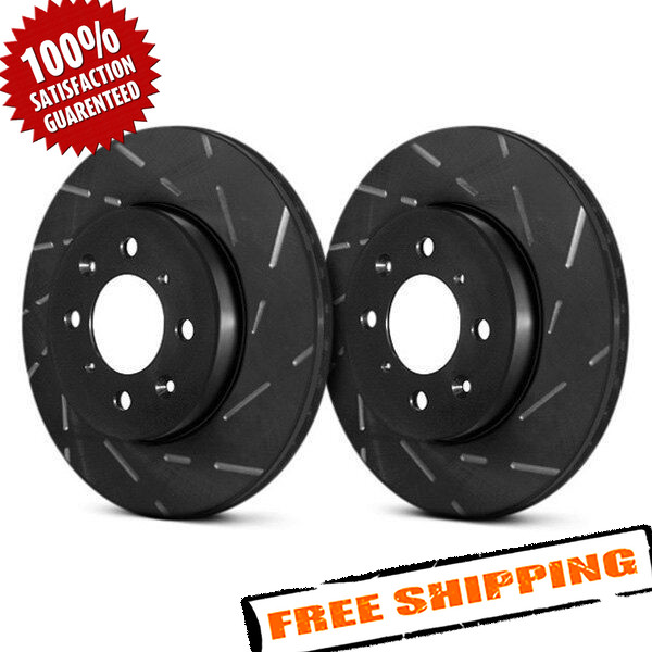 EBC USR BlackDash Series Sport Slotted Brake Rotors for 07-17 Toyota Camry gallery
