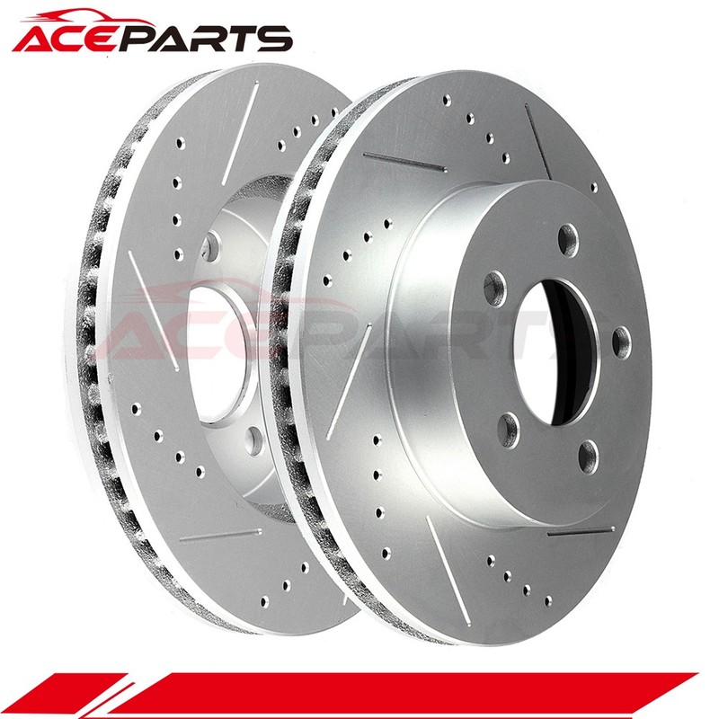 Front Brake Rotor For Jeep Liberty 2002 2003 2004 2005 2006-2007 Drilled Slotted