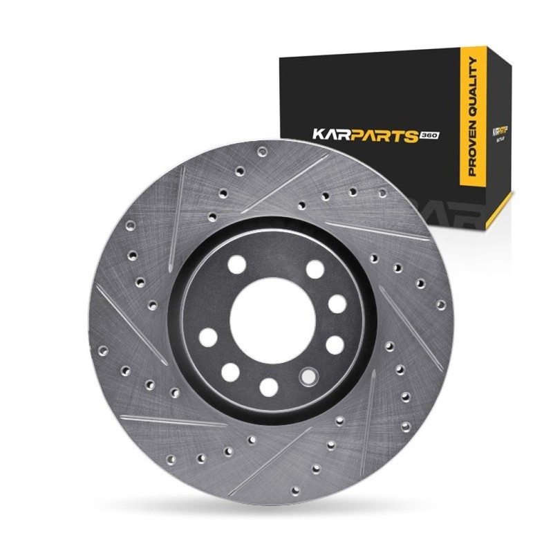 For Saab 9-5 2000-2010 Brake Rotor | Silver | 22 mm. / 0.87in. Discard Thickness