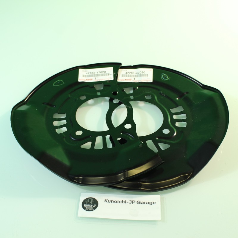 Toyota Cover, disc brake dust, front R L set 4778147030 47782 genuine OEM
