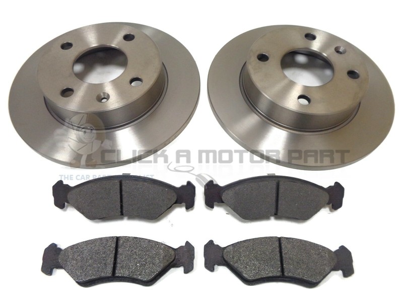 FORD FIESTA MK4 1.25 1.3 1.4 1995-1999 FRONT 2 BRAKE DISCS AND PADS SET NEW