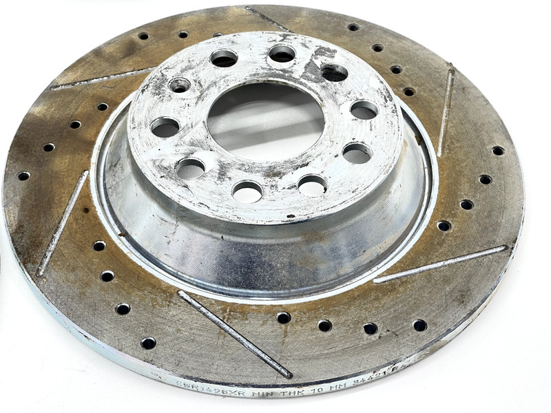 2016–2023 AUDI TT QUATTRO 8S MK3 FRONT & REAR BRAKE DISC ROTOR CROSS DRILLED OEM gallery