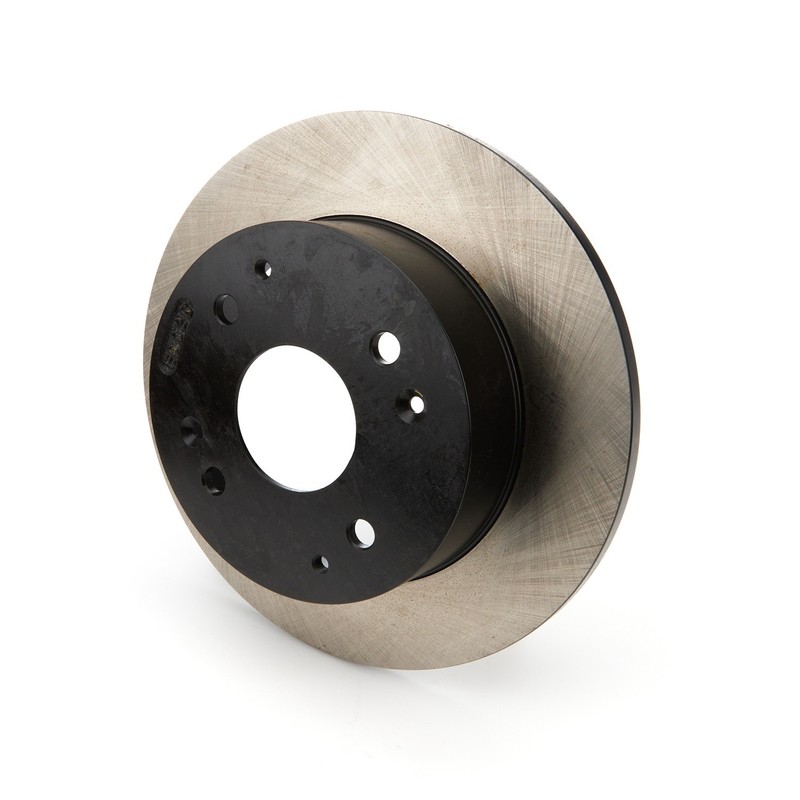 Centric Brake Parts 120.40024, One Brake Rotor Rear Premium Iron Black Paint gallery