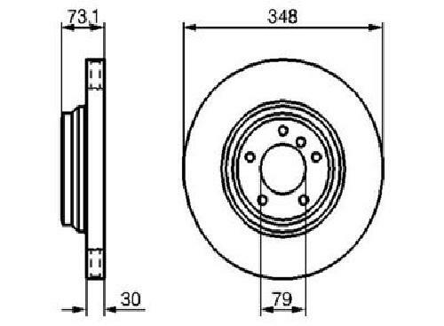 Genuine brake disc Bosch 0 986 479 265 for BMW gallery