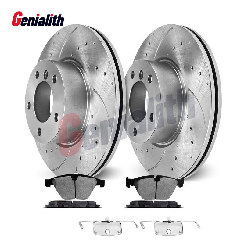 312mm Front Disc Brake Rotors Ceramic Pads for 2010 – 2013 BMW 328i xDrive X1