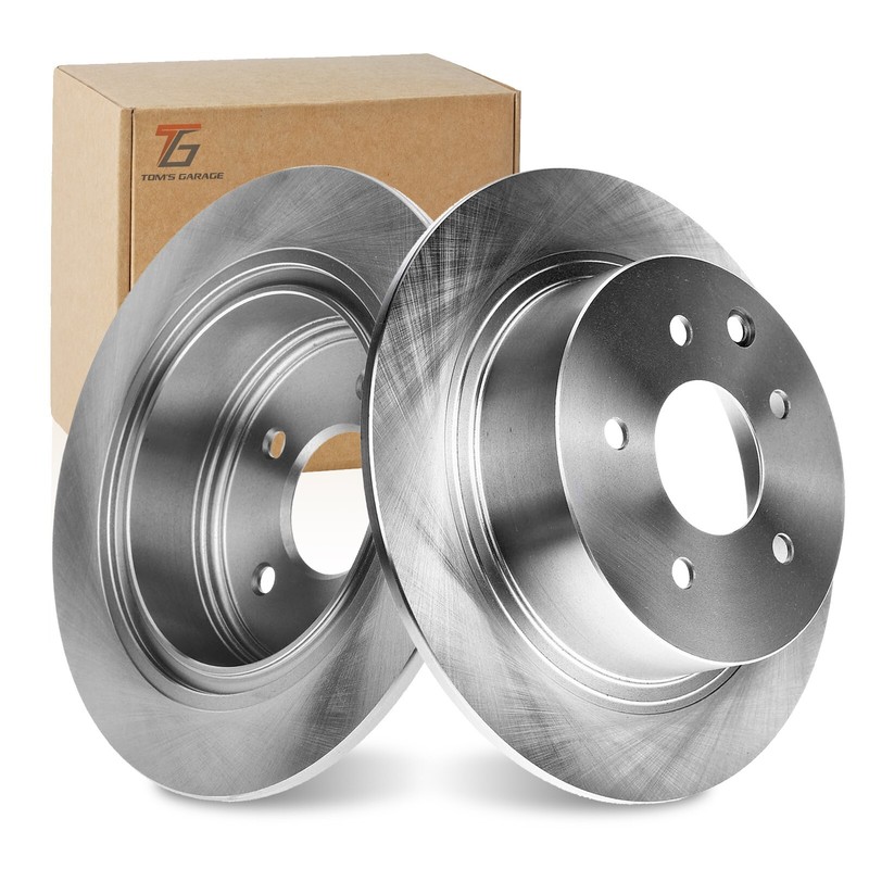 Solid Rear Brake Rotors for 2007 - 2019 Nissan Sentra 2004 - 2008 Maxima gallery