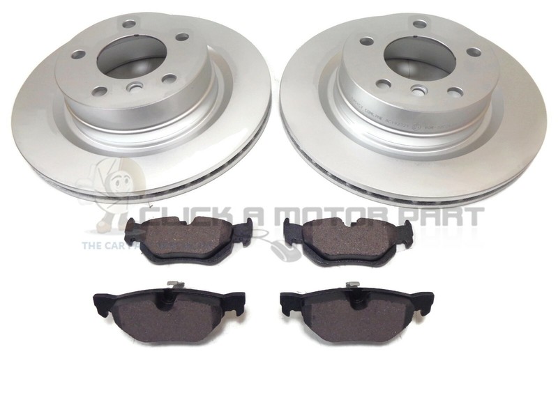 BMW E92 325i 2.5 3.0 2006-2011 COUPE REAR VENTED 2 BRAKE DISCS AND PADS SET NEW