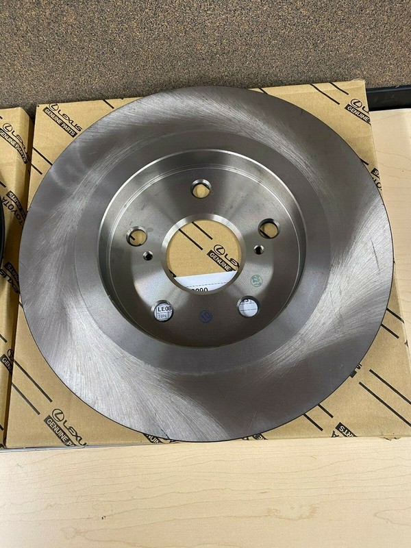 2008-2015 SCION XB GENUINE OEM NEW REAR DISC BRAKE ROTORS x 2 4243112290 gallery
