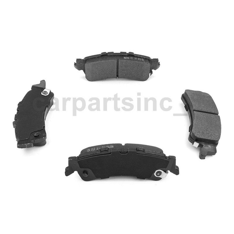 Brake Pad Brake Rotor Rear Fits 1999-2003 Volkswagen EuroVan gallery