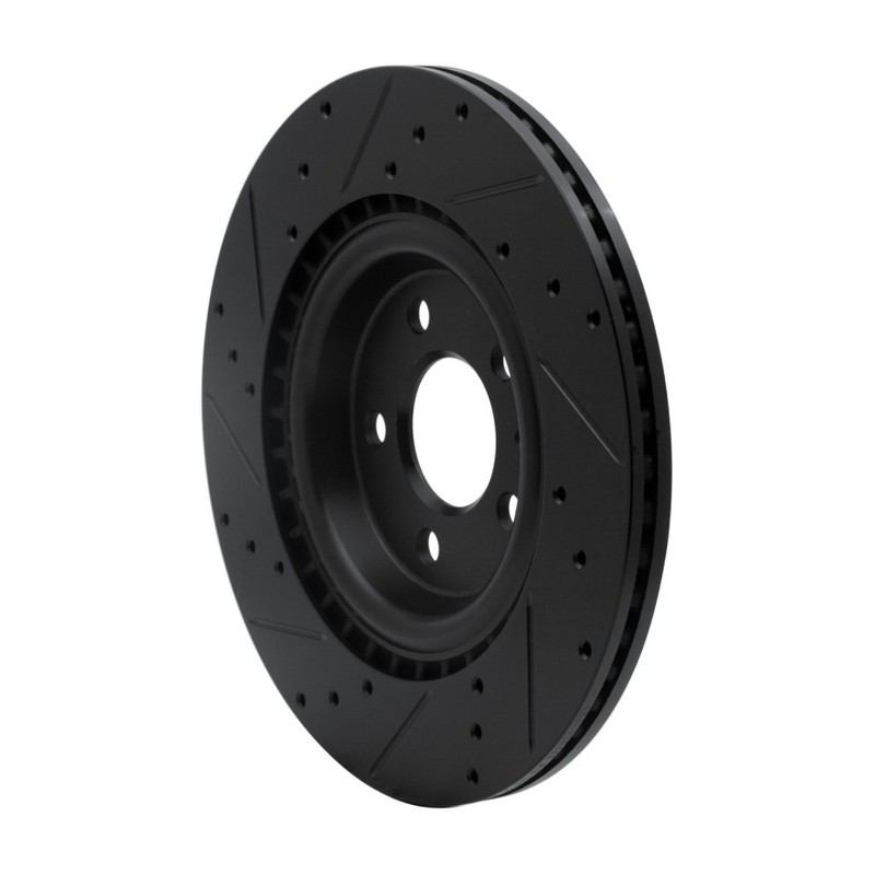 For Audi Q5 2013-2025 Brake Rotor Rear, Passenger Side | Cast Iron | Vented gallery